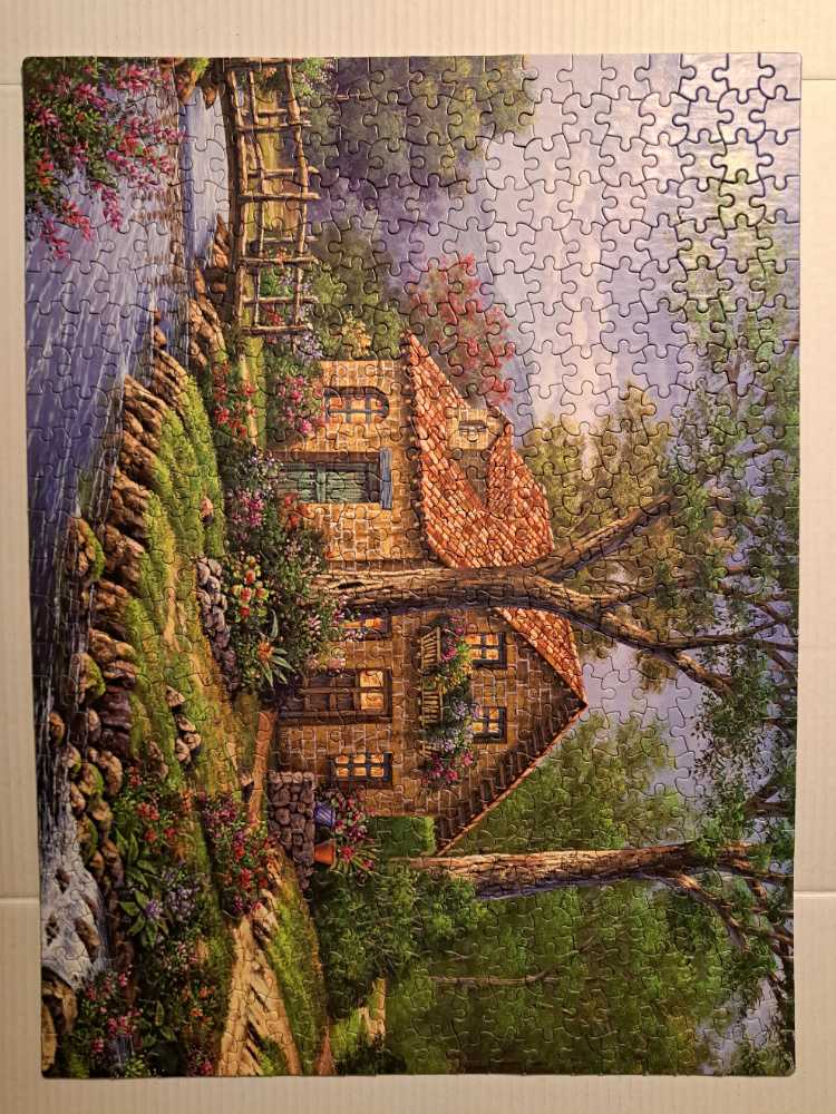 Cottage By The River - Ceaco puzzle collectible [Barcode 021081242141] - Main Image 3