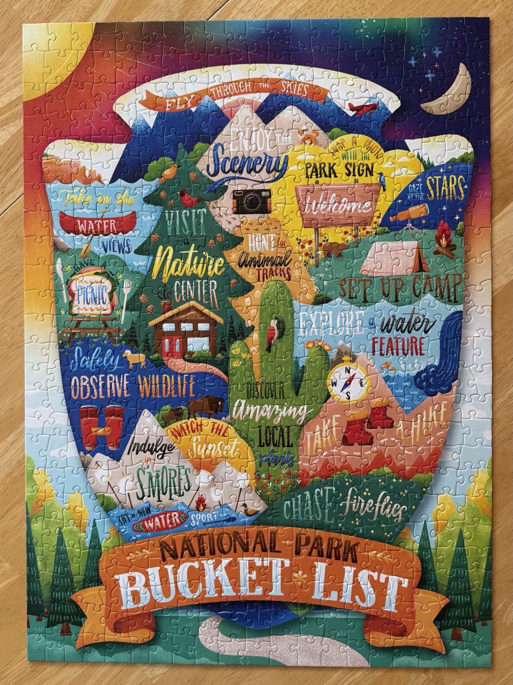 National Park Bucket List - Cobble Hill puzzle collectible [Barcode 625012451055] - Main Image 3