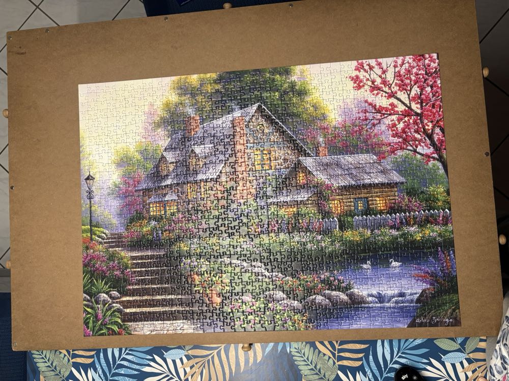 Romantic Cottage - Ravensburger puzzle collectible [Barcode 4005555004646] - Main Image 2