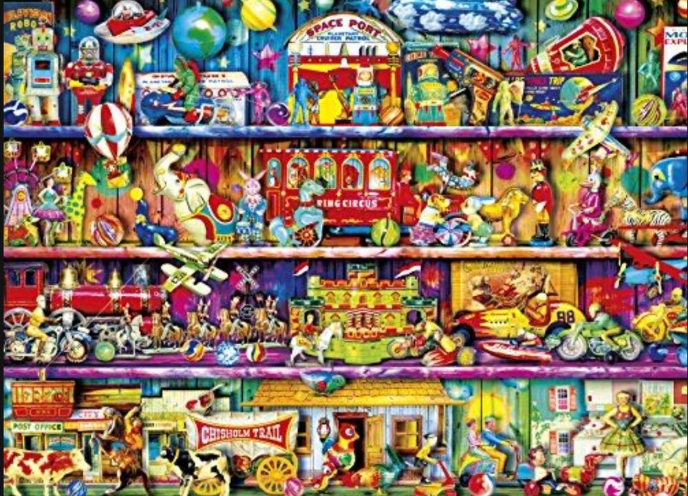 Vintage Toy Shelf - Buffalo puzzle collectible [Barcode 0079346117444] - Main Image 2