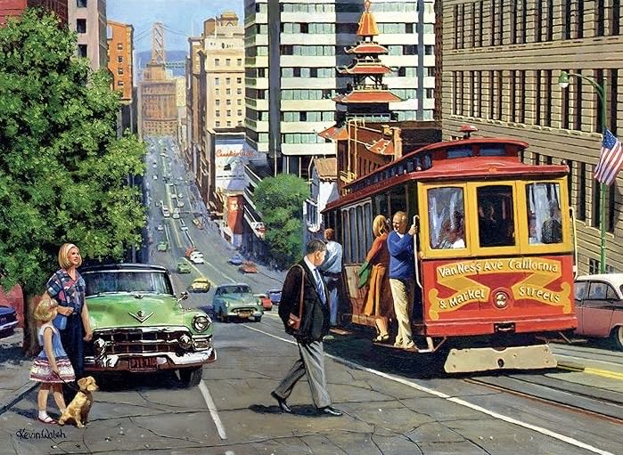 No 2 Vintage San Francisco - Ravensburger puzzle collectible [Barcode 4005556143221] - Main Image 3