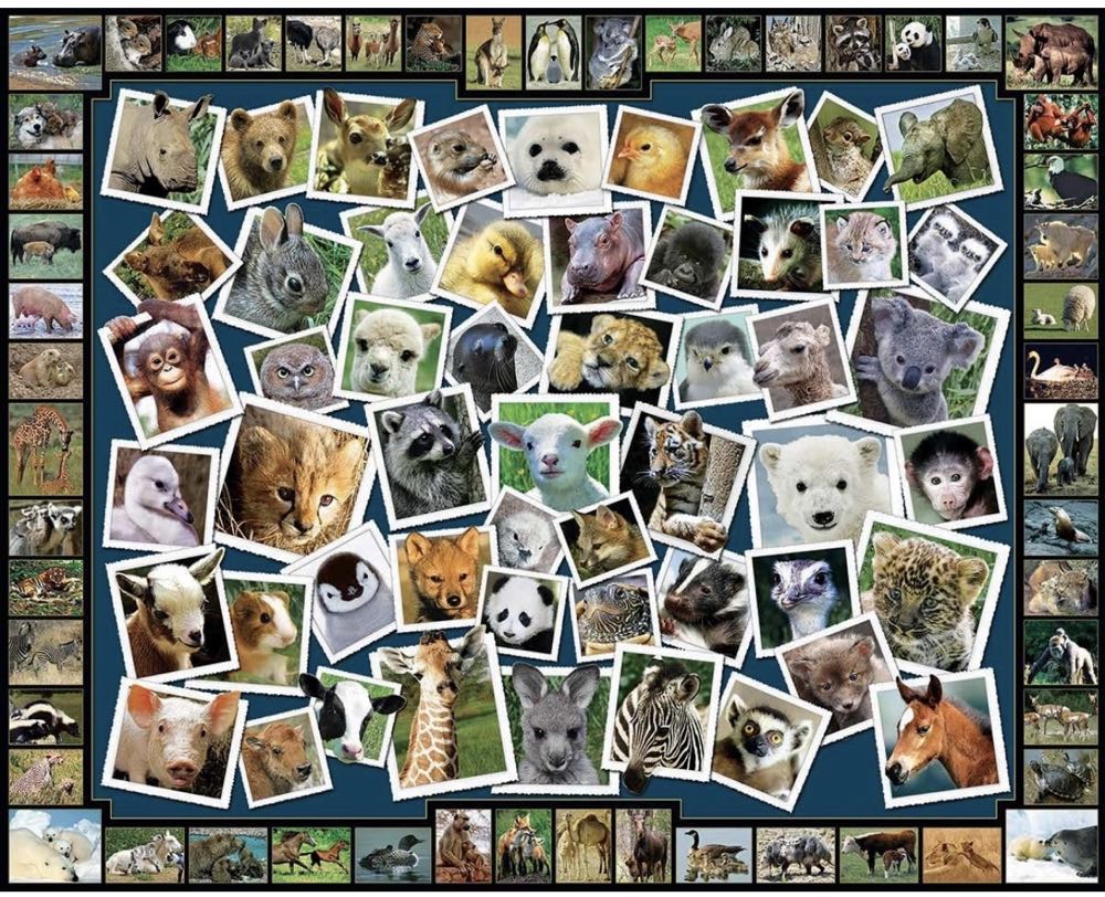 Baby Faces - White Mountain puzzle collectible - Main Image 2