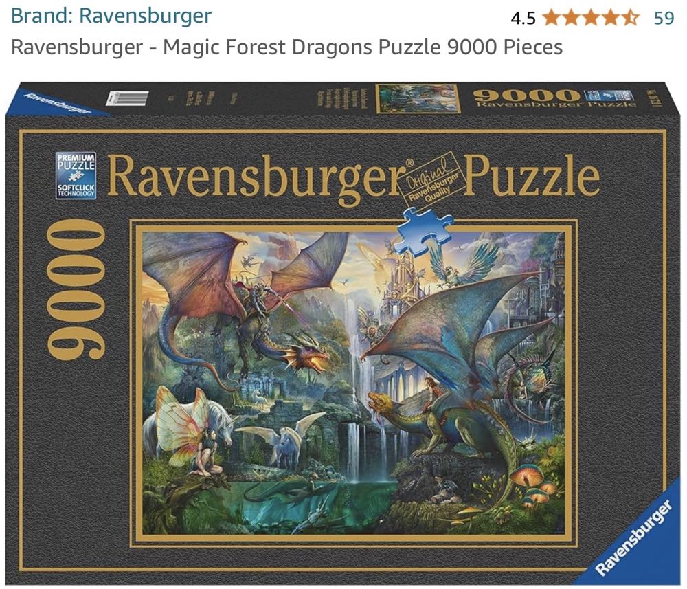Ravensburger: Magic Forest Dragons - Ravensburger puzzle collectible - Main Image 3