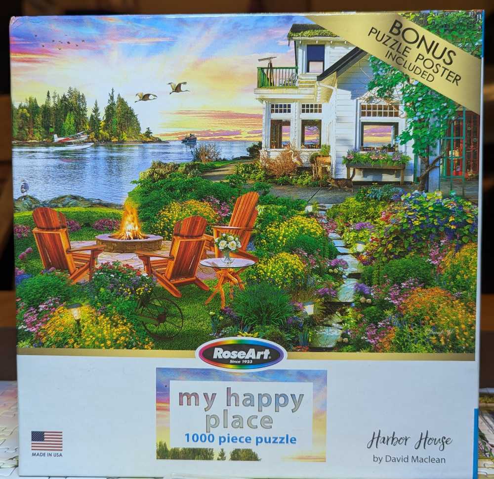 Harbor House My Happy Place Clear Shop Bins - Rose Art 🇺🇸 puzzle collectible [Barcode 4895145459884] - Main Image 2