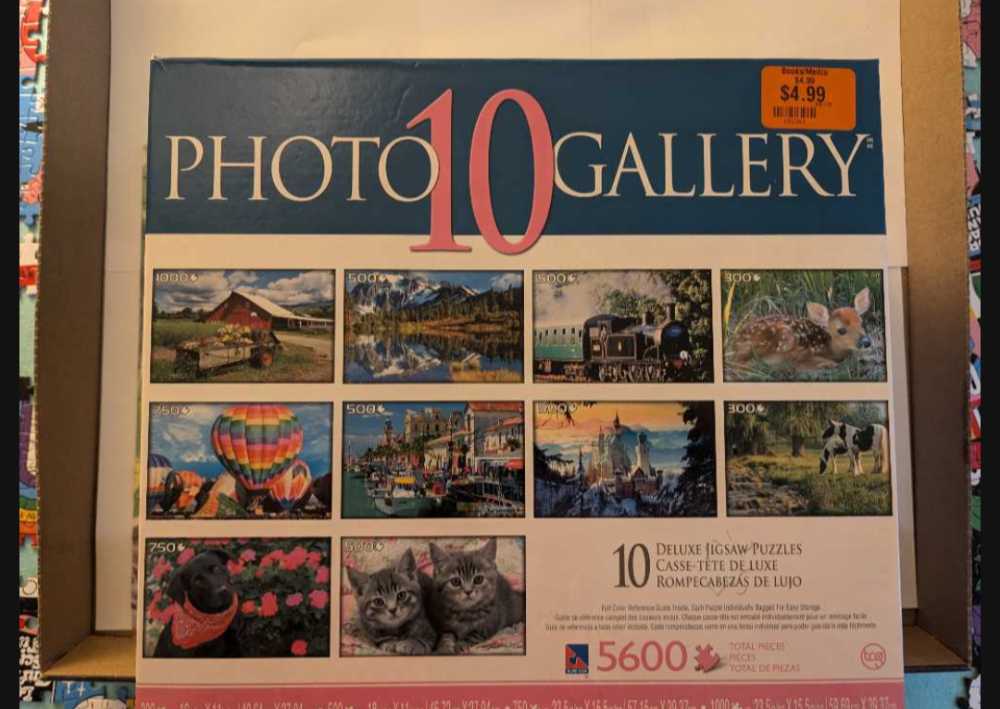 Two Horses By Stream (24BC-0038) - Sure  Lox puzzle collectible - Main Image 3