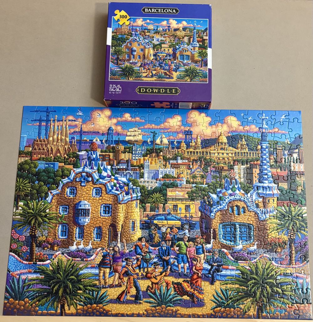 Barcelona- GONE - Dowdle puzzle collectible [Barcode 079346228201] - Main Image 3
