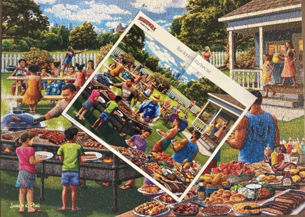 Backyard Barbecue - Boardwalk Puzzle Company puzzle collectible [Barcode 671095406093] - Main Image 4