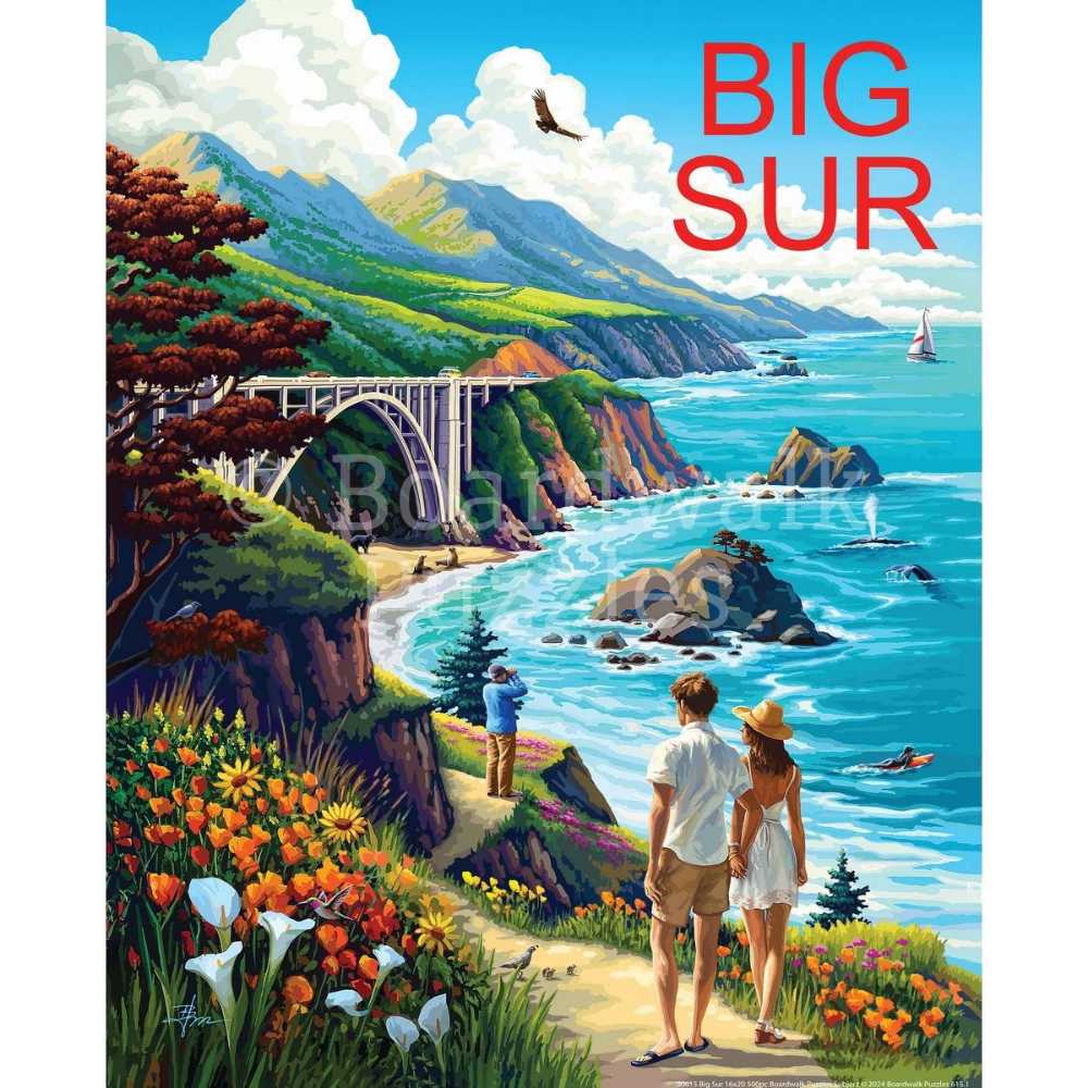 Big Sur - Boardwalk Puzzle Company puzzle collectible [Barcode 671095206150] - Main Image 2