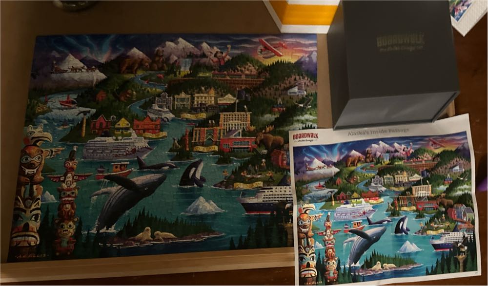 Alaska’s Inside Passage - Boardwalk Puzzle Company puzzle collectible [Barcode 671095206020] - Main Image 3