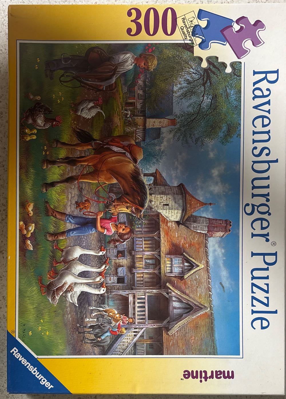 The Riding Lesson - Ravensburger puzzle collectible [Barcode 4005556130160] - Main Image 4