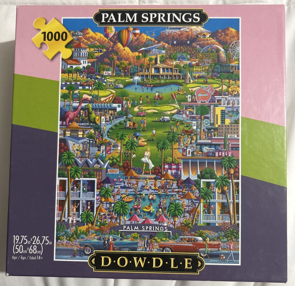 Palm Springs - 927, 9/24/25 - GAVE TO George & Sandy - Dowdle/Buffalo puzzle collectible [Barcode 079346128297] - Main Image 2