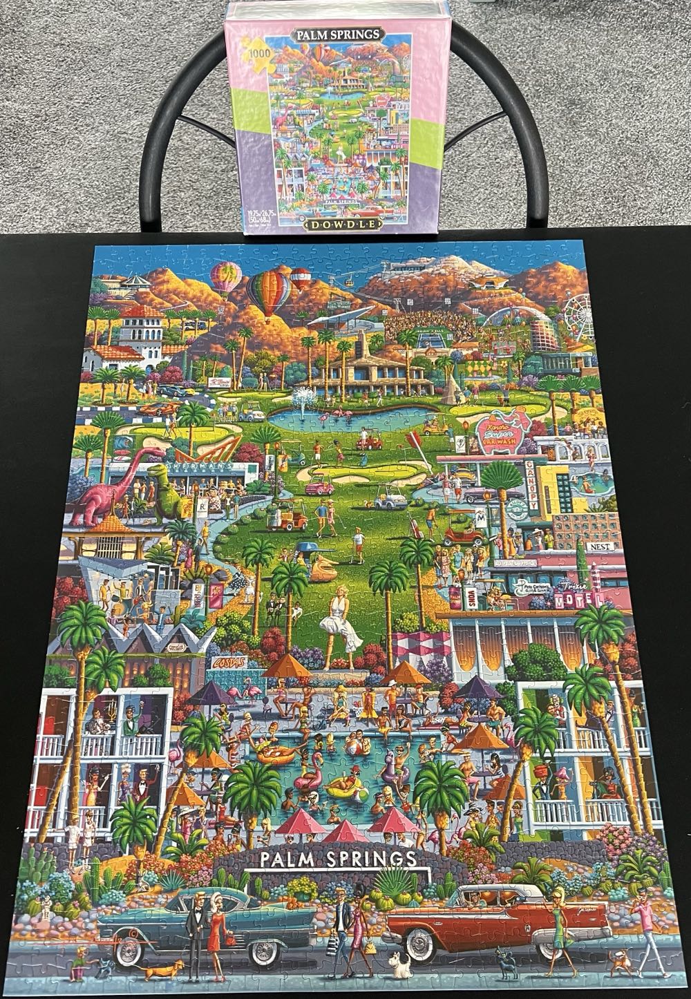 Palm Springs - 927, 9/24/25 - GAVE TO George & Sandy - Dowdle/Buffalo puzzle collectible [Barcode 079346128297] - Main Image 3