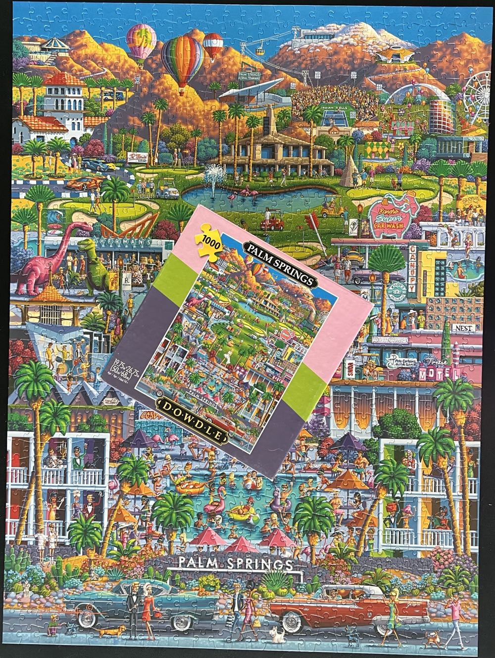 Palm Springs - 927, 9/24/25 - GAVE TO George & Sandy - Dowdle/Buffalo puzzle collectible [Barcode 079346128297] - Main Image 4