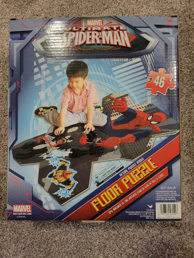 Marvel Ultimate Spider Man Floor Puzzle  puzzle collectible [Barcode 047754565546] - Main Image 2