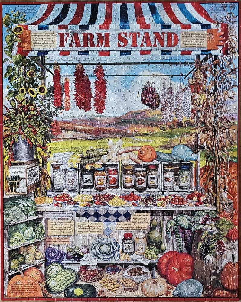 Farm Stand -OTW - White Mountain Puzzles puzzle collectible - Main Image 2
