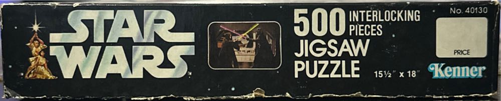 Darth Vader and Ben Kenobi Duel with Light Sabers! - Kenner puzzle collectible - Main Image 3