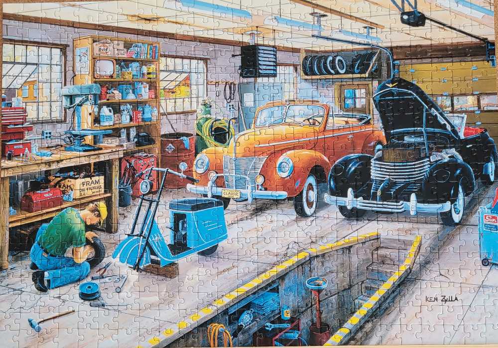 Ford and a Cord  - Corner Piece puzzle collectible [Barcode 5052089308633] - Main Image 2