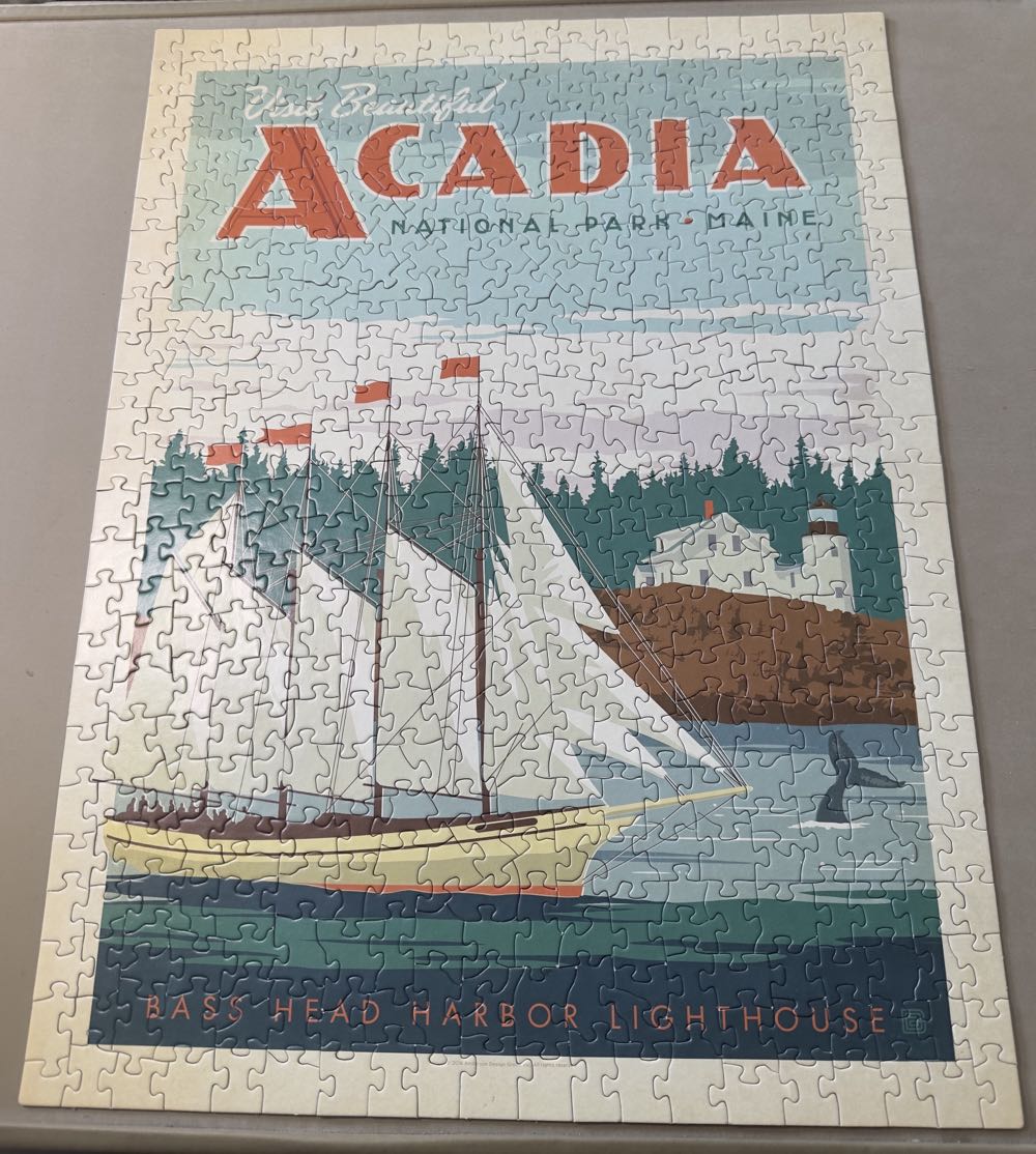Acadia National Park - True South puzzle collectible - Main Image 2