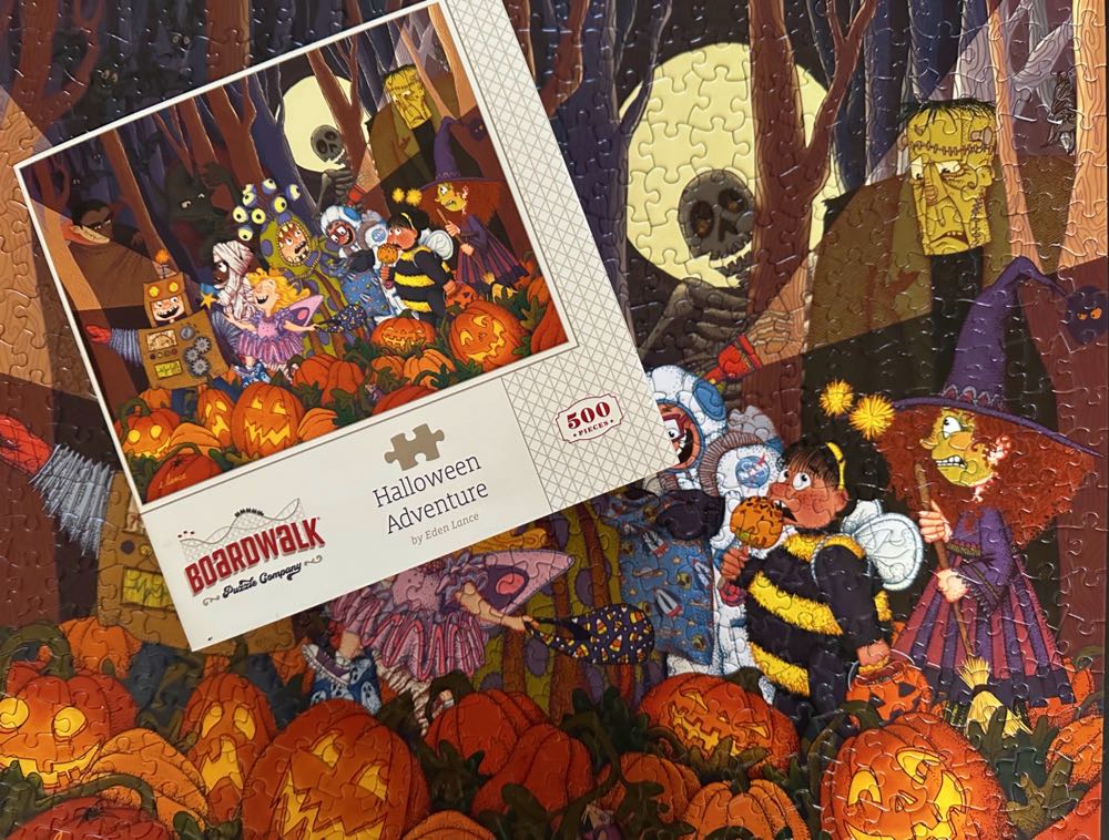 Halloween Adventure✅🚫 - Boardwalk Puzzle Company puzzle collectible [Barcode 671095205757] - Main Image 3