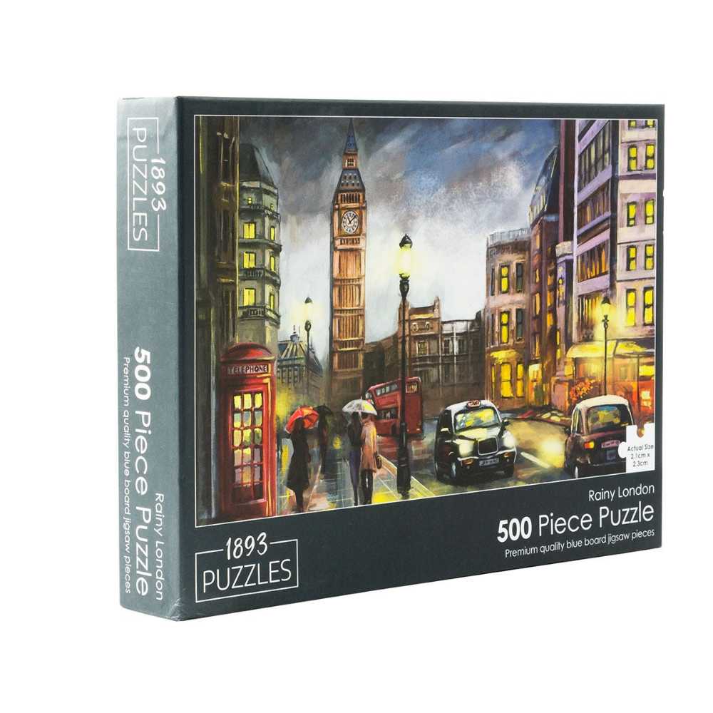 Rainy London - 1893 Puzzles puzzle collectible [Barcode 5021376353045] - Main Image 2
