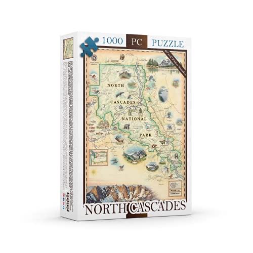 North Cascades National Park Map  puzzle collectible [Barcode 091952657503] - Main Image 1