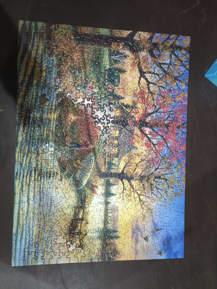 Masterpieces 500 Piece Jigsaw Puzzle The Great Outdoors “autumn Sunset”  puzzle collectible [Barcode 705988315589] - Main Image 2