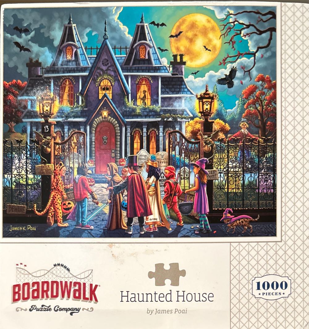 Haunted House✅🚫 - Boardwalk Puzzle Company puzzle collectible [Barcode 671095406284] - Main Image 2