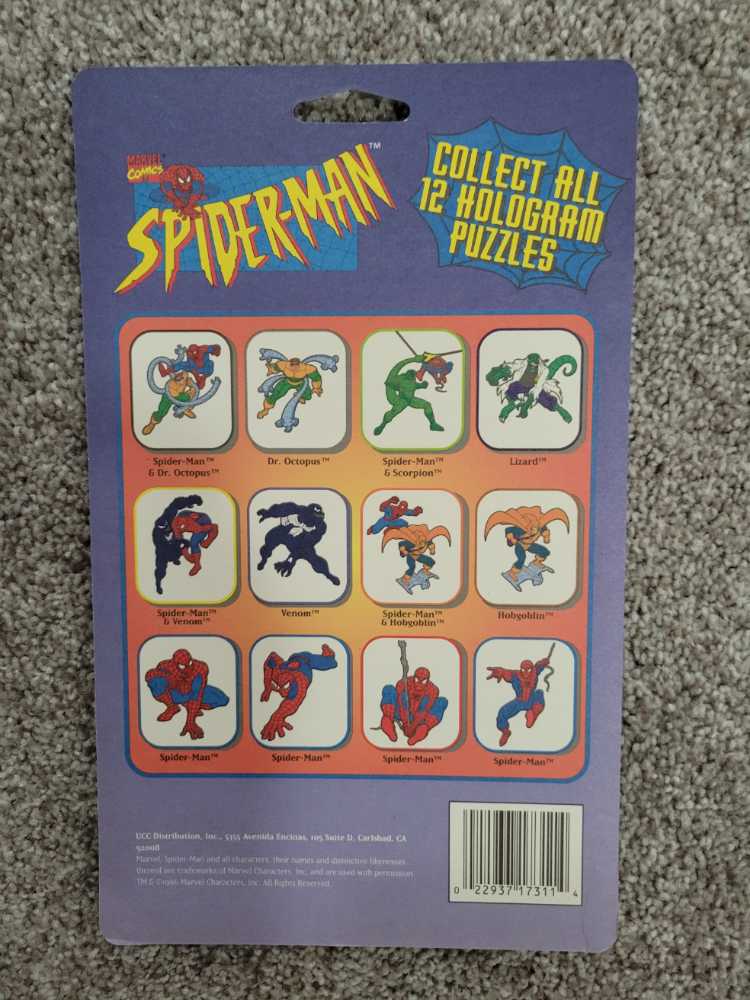 Spider-Man Hologram Puzzle - Venom - UCC Distribution Inc puzzle collectible [Barcode 022937173114] - Main Image 2