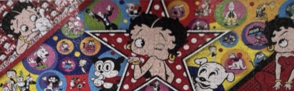 Betty Boop Panoramic🟦 - MasterPieces puzzle collectible [Barcode 0705988718397] - Main Image 3