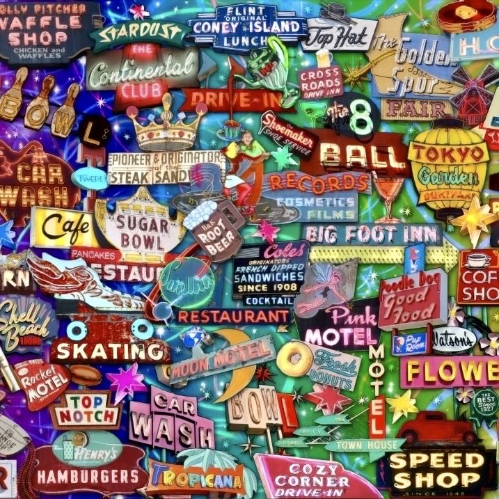 Retro Neon Dreams - Educa puzzle collectible [Barcode 8412668167537] - Main Image 2