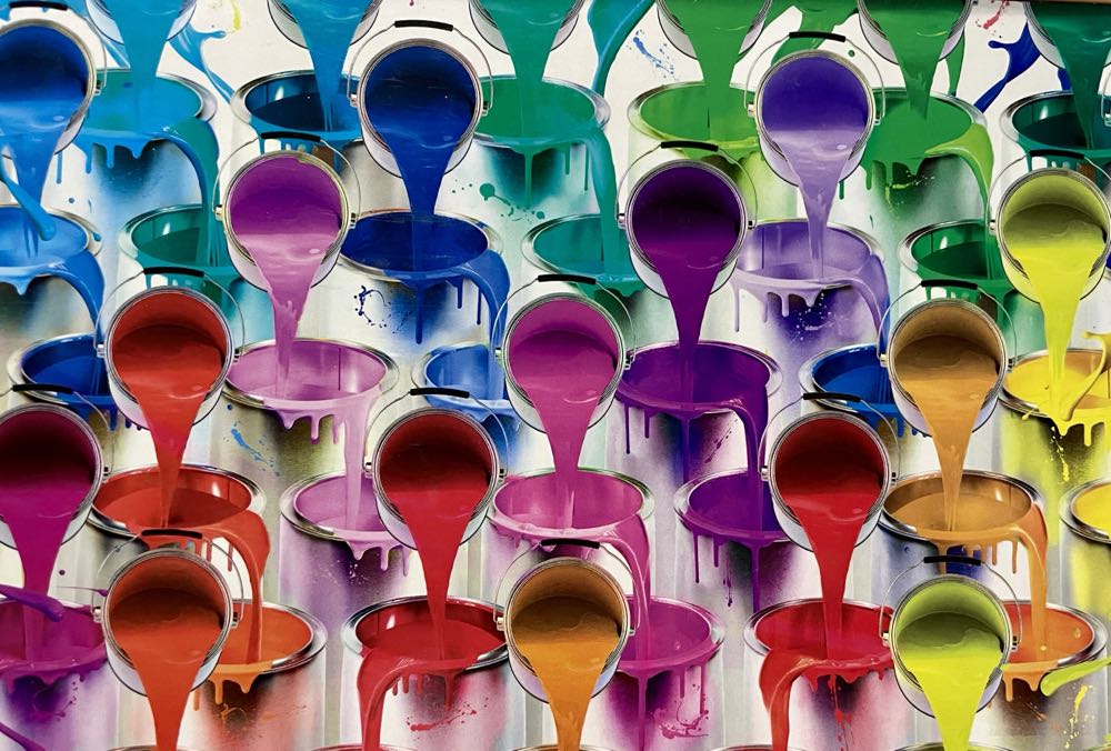 Colorize : Coming Down Buckets - MasterPieces puzzle collectible [Barcode 705988715013] - Main Image 2