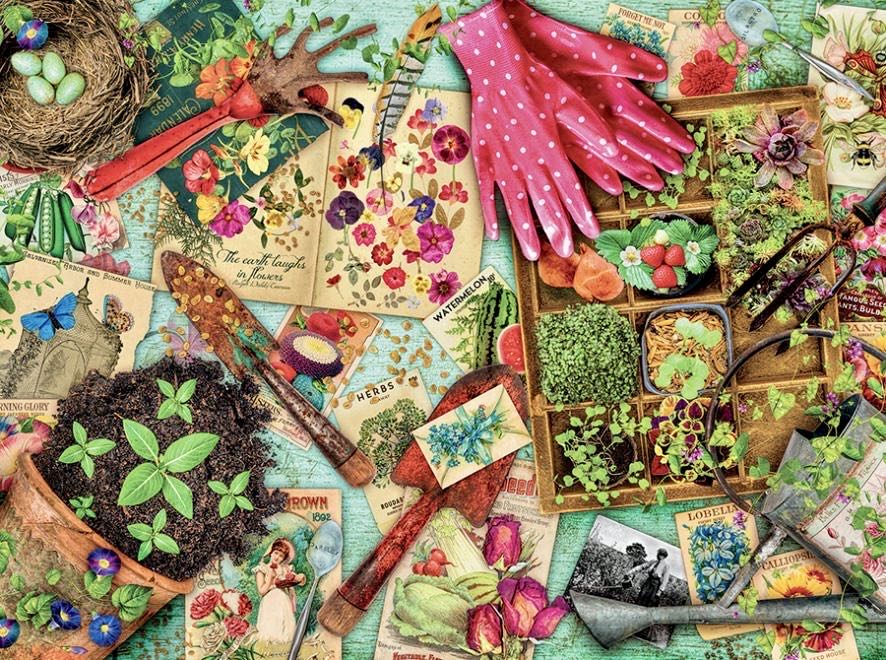 Aimee : Vintage Garden - Ceaco puzzle collectible [Barcode 021081330435] - Main Image 2