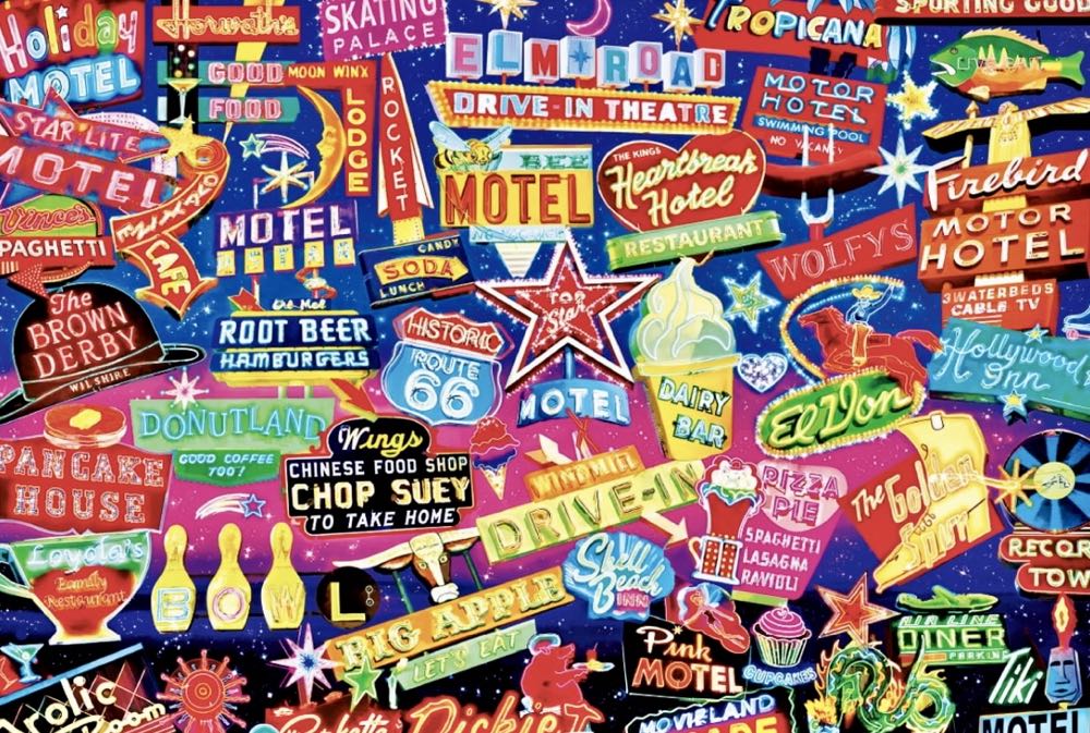 Neon Dazzle • - Buffalo puzzle collectible [Barcode 079346027262] - Main Image 2