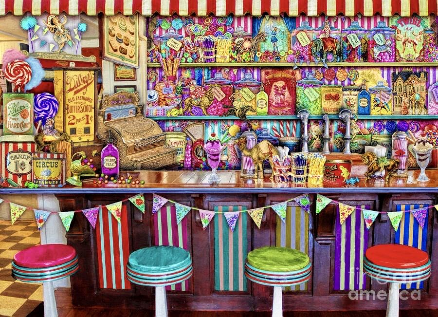 Candy Shop • - Cra-Z-Art puzzle collectible [Barcode 4895145419970] - Main Image 2