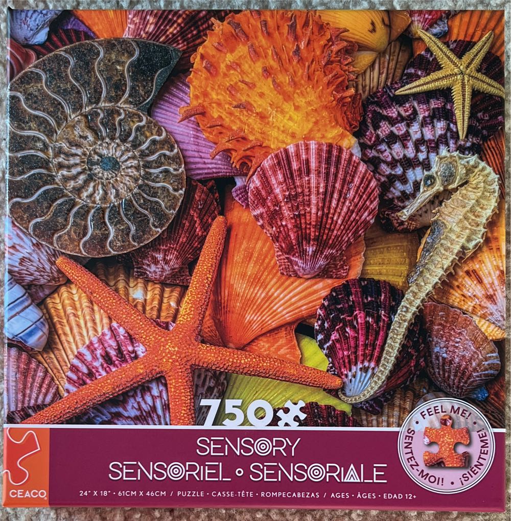Starfish And Shells - Ceaco puzzle collectible [Barcode 021081110327] - Main Image 2