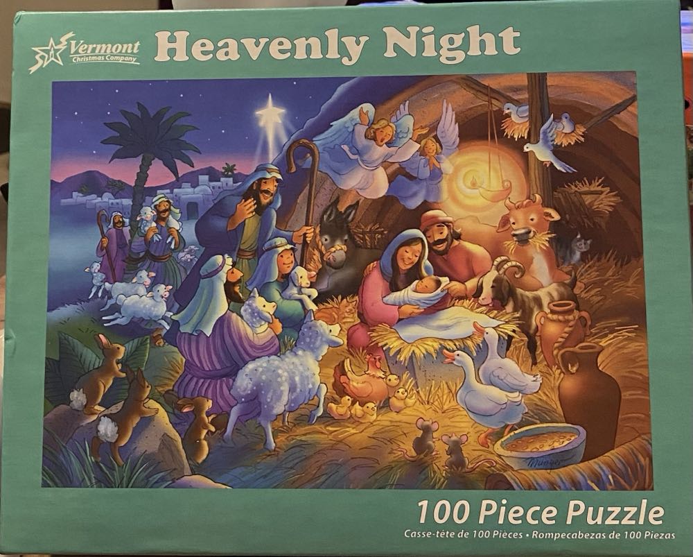 Heavenly Night - Vermont Christmas Company puzzle collectible [Barcode 871241003460] - Main Image 2