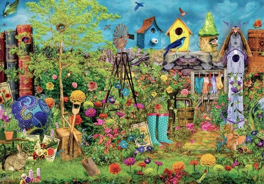 Summer Garden - Sure Lox puzzle collectible [Barcode 686141016706] - Main Image 2