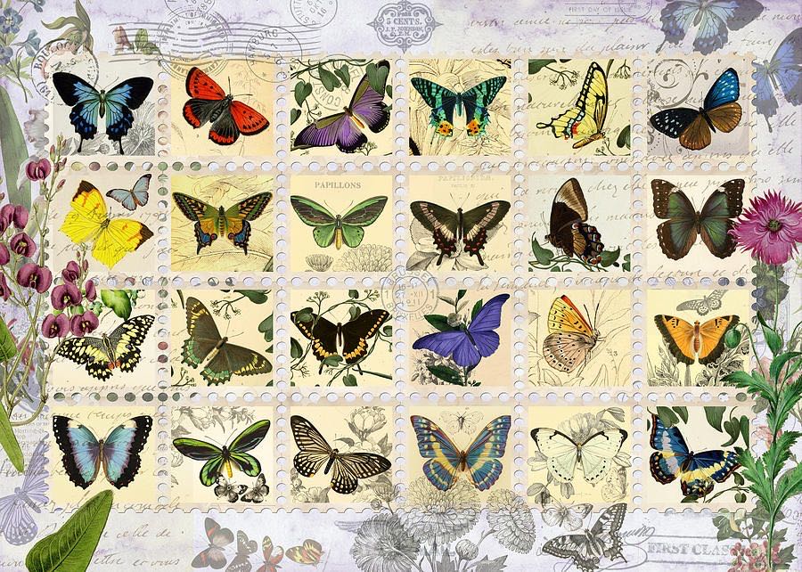 Butterfly Stamps - Anatolian puzzle collectible [Barcode 8698543135833] - Main Image 2