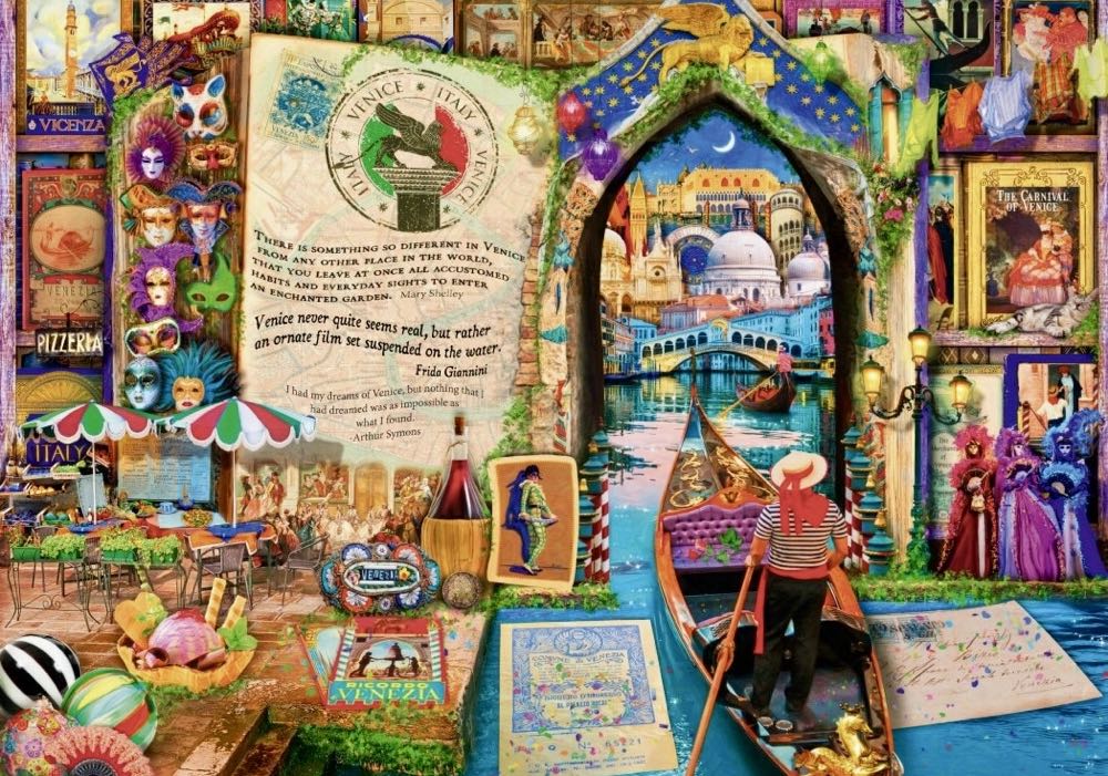 Life is An Open Book : Venice 🔒 - Bluebird puzzle collectible [Barcode 3663384702426] - Main Image 2