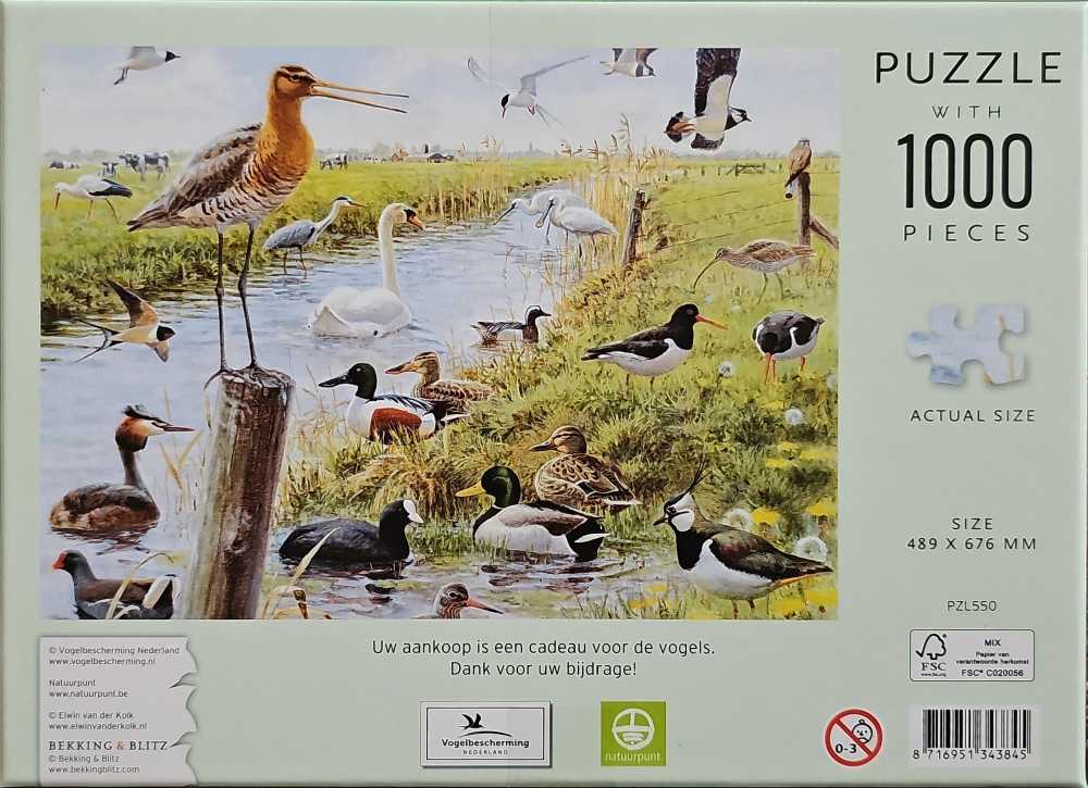 Vogels - Bekking & Blitz puzzle collectible [Barcode 8716951343845] - Main Image 2