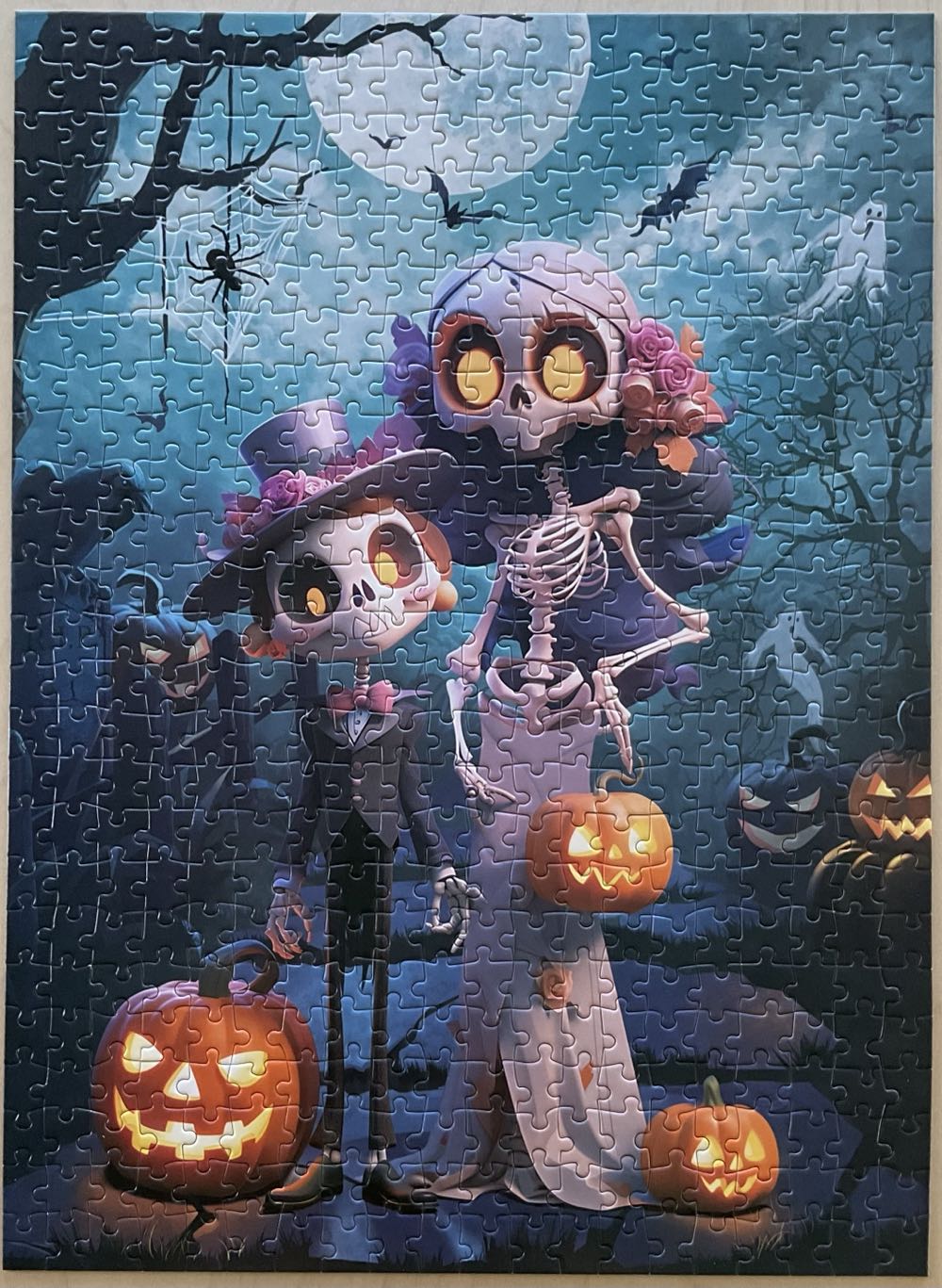 Horror Skull Couple - Fishwisdom puzzle collectible - Main Image 2