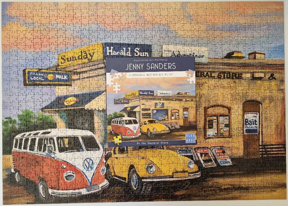 At The General Store - Blue Opal puzzle collectible [Barcode 633793019609] - Main Image 2