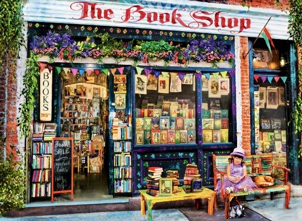 Aimee Stewart : Bookshop, The - Ravensburger puzzle collectible [Barcode 4005556197224] - Main Image 2