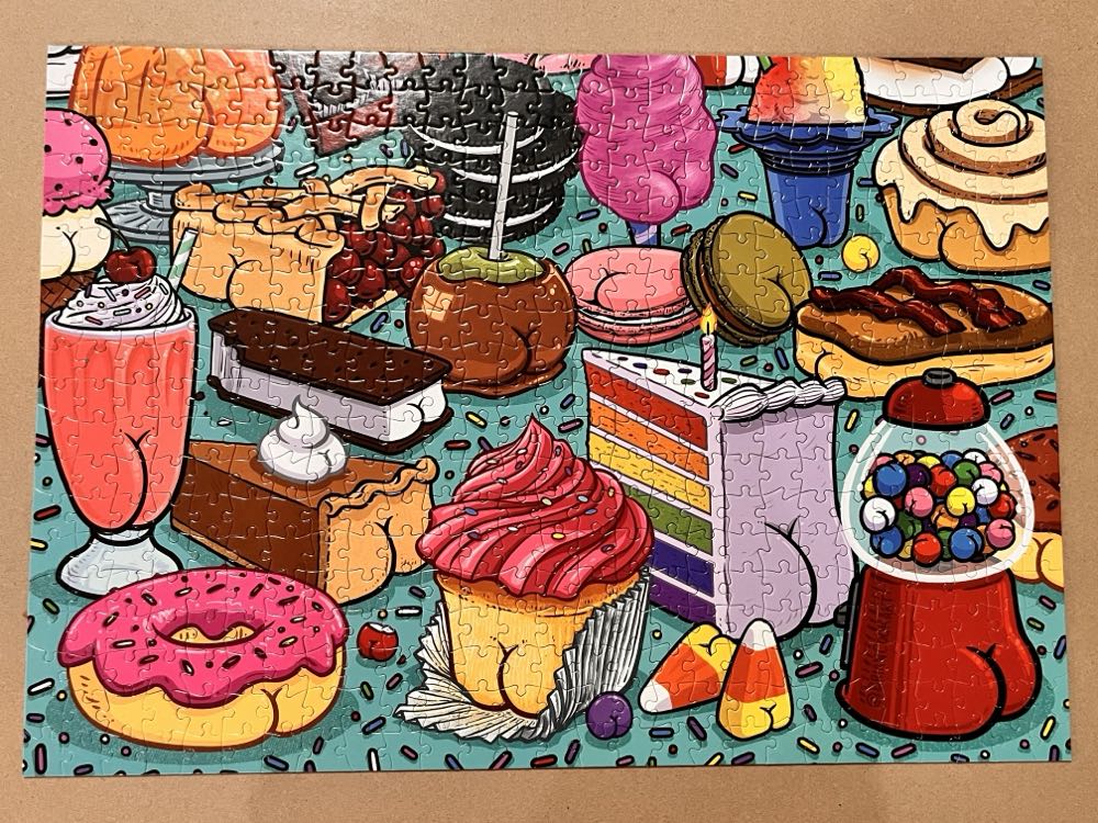 Butts On Things - Sweet Cheeks - Ceaco puzzle collectible - Main Image 2