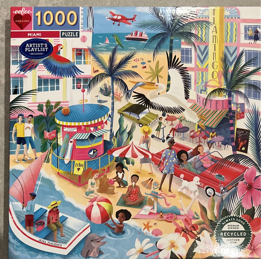 Miami  - eeBoo 🇺🇸 puzzle collectible - Main Image 2