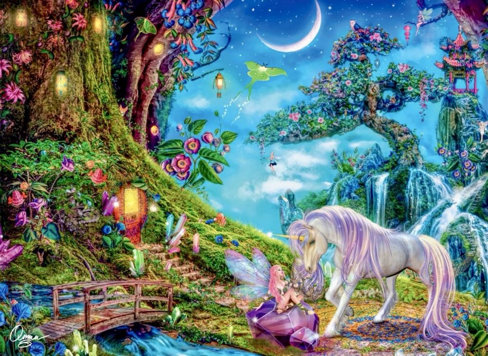 Aimee Stewart : Unicorn Haven 🆕 🔒 - Buffalo puzzle collectible [Barcode 079346127320] - Main Image 2