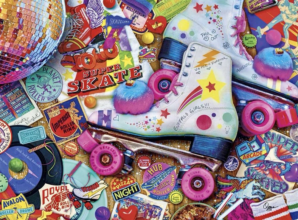 Skate Night • - Buffalo puzzle collectible [Barcode 079346127108] - Main Image 2