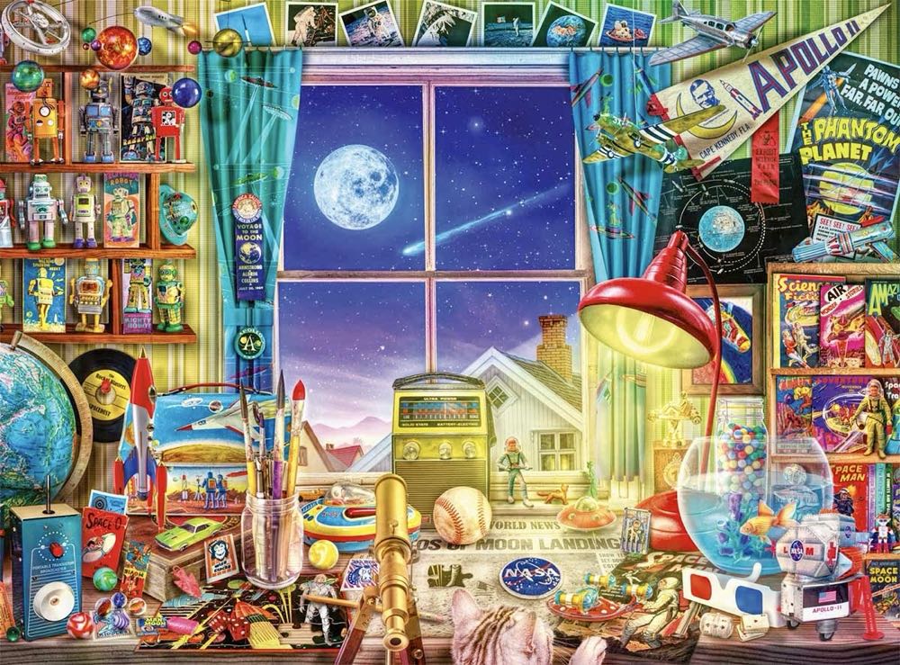 To the Moon - Buffalo puzzle collectible [Barcode 079346127016] - Main Image 2