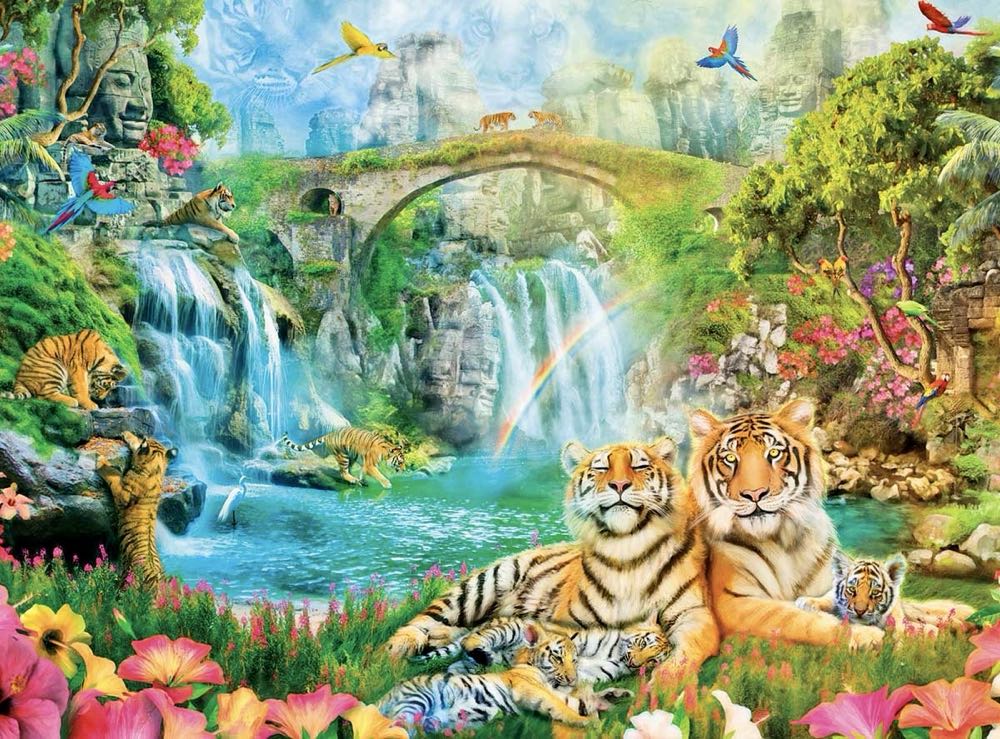 Majestic Tiger Grotto - Buffalo puzzle collectible [Barcode 079346127009] - Main Image 2