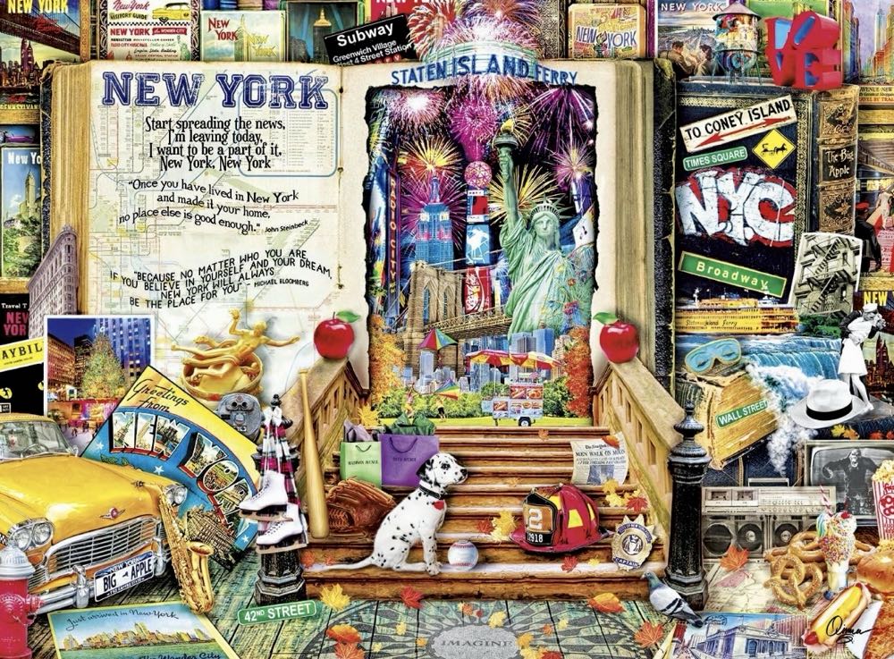 Life is an Open Book : New York • - Buffalo puzzle collectible [Barcode 079346117420] - Main Image 2